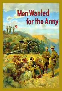 Uniform Prints: Men Wanted for the Army