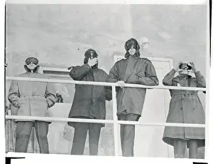 Strauss Prints: Men Wearing Radiation Protection Gear