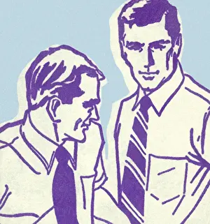 Business Person Prints: Two Men Wearing Ties