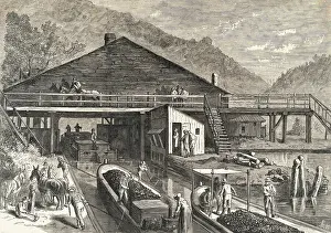 Busy Prints: Men Weighing Cargo