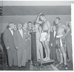 Confusion Prints: Men Weighing in Rocky Marciano
