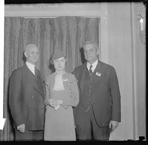 Carrier Prints: Men and Woman at Engineer Convention