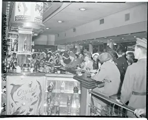 Men and Women on Bar Scene