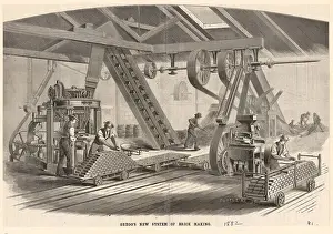 Men Working in Brick Factory