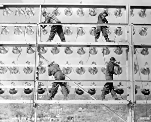 Men Working on Lighting Rigs