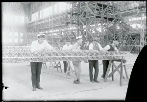 Lakehurst Prints: Men Working with Metal