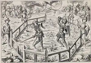 Men Working in a Vineyard