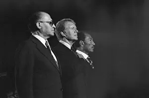 Menachem Begin, President Carter, and Anwar Sadat