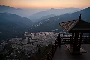 Railing Collection: Mengping rice terraces in Yuanyang