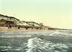 Nordfriesland Prints: The Mens Beach on Sylt, Westerland