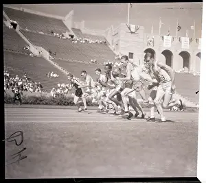 Starting Prints: Men's Olympic 1500 Meter Race