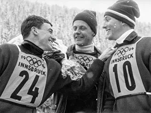Olympia Prints: Men's slalom 1964 Winter Olympics