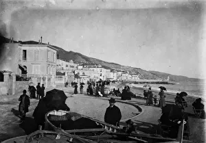 General View Prints: Menton Beach
