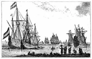 Images Dated 14th February 2018: Merchant ships from the time of Louis XIV