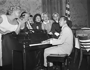 Mercury Artists Singing at Piano