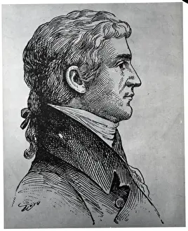 Meriwether Lewis In Woodcut