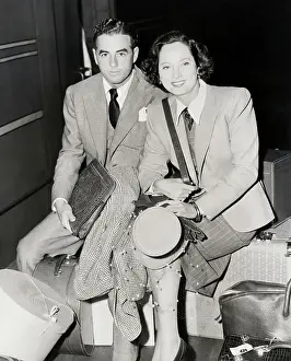 Honeymoon Prints: Merle Oberon And New Husband