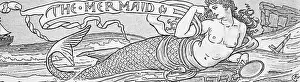 Wash Drawing Prints: The Mermaid After A Wash Drawing