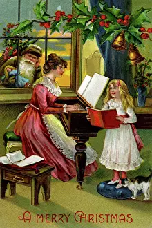 Piano Prints: Merry Christmas