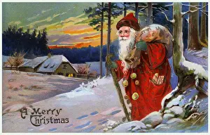 Woods Prints: A Merry Christmas - Coming from the Woods