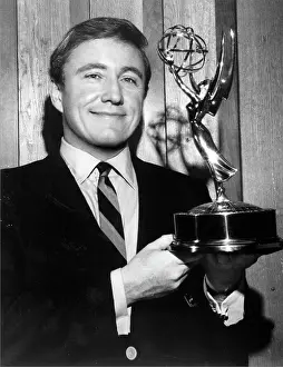 Merv Griffin With His First Emmy