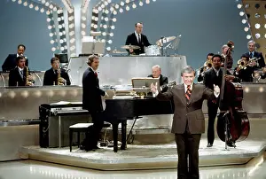 Merv Griffin Performing On His Show