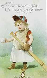 Arc0005042 Prints: Met Life Baseball Girl VTC