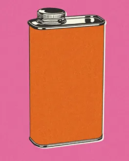 Printstock Collection: Metal Container with a Lid