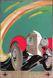 Fast Prints: Meteor Motorcar Illustration