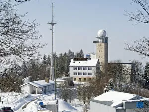 Images Dated 28th February 2013: Meteorological Observatory Hohenpeissenberg, Hohenpeissenberg, Pfaffenwinkel, Upper Bavaria