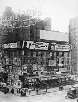 Advertising Sign Prints: Metropole Hotel with Advertisements