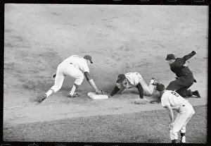 Mets and Giant Teammates in Action Plays