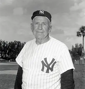 Mets Manager Casey Stengel Posing in Uniform