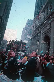 Mets manager Enjoying Parade