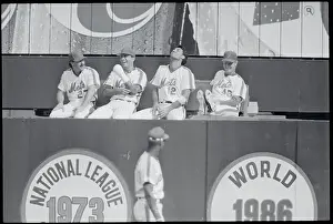 Mets Pitchers Enjoying the Game