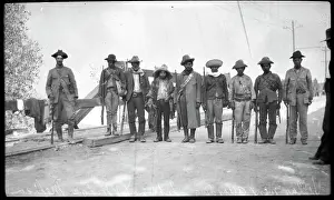 Mexican Prints: Mexican Soldiers Guard Bridge