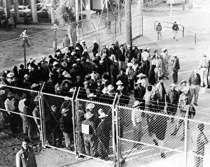 Policy Prints: Mexican Workers Waiting Inside Us Border