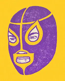 Illustration And Prints: Mexican Wrestler