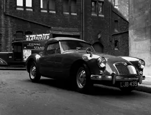 Landscape Vehicle Car Sports Prints: MG Sports Car