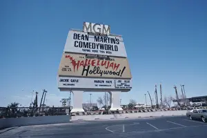 Huty31518 Prints: MGM Sign Advertising Stars