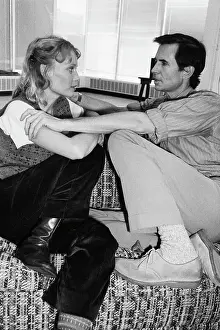 Mia Farrow And Anthony Perkins Rehearse
