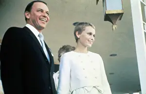 Mia Farrow with Husband Frank Sinatra
