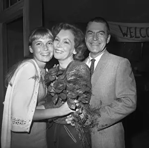 Mia Farrow with Maureen O'Sullivan