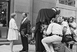 Mia Farrow In Front Of Tiffany'S & Co