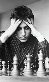 Michael Basman at the Opening Game of the 43rd Annual International Chess Competition