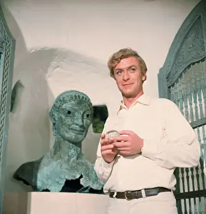Mischief Prints: Michael Caine Holding Glass
