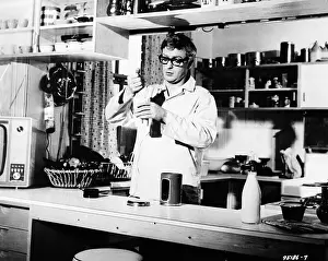 Michael Caine Making Coffee in Movie