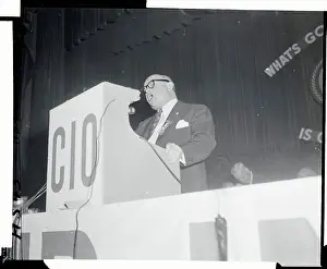 Michael J Prints: Michael J. Quill Speaking