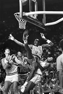 Michael Jordan Falls onto Mickey Johnson