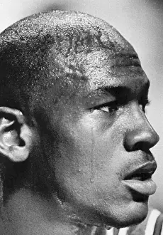 Sweating Prints: Michael Jordan in Playoffs Game